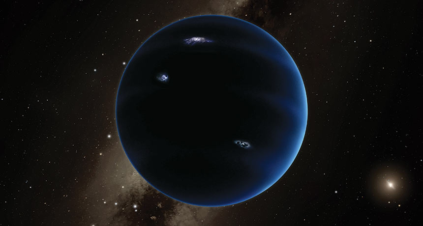illustration of Planet 9