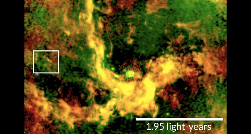 clouds of gas