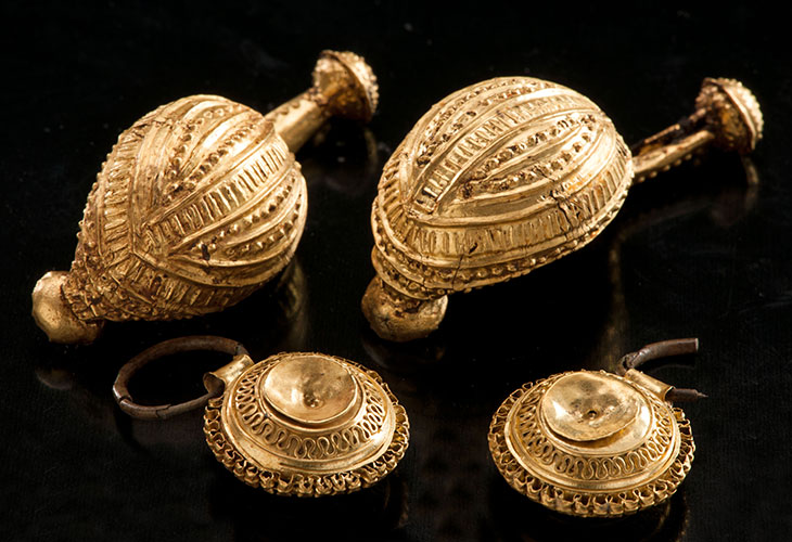 Iron Age golden globes