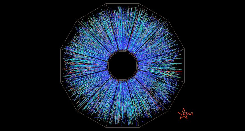 gold ion collisions