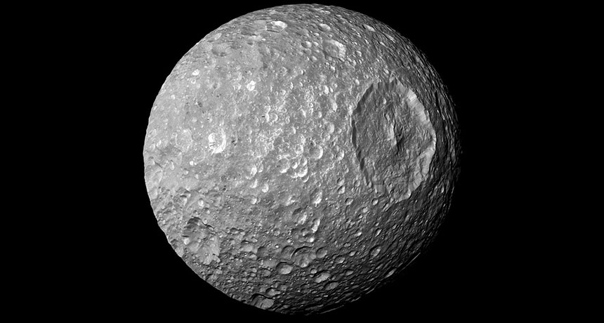 Saturn's moon Mimas