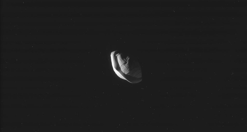 Pan in Cassini image