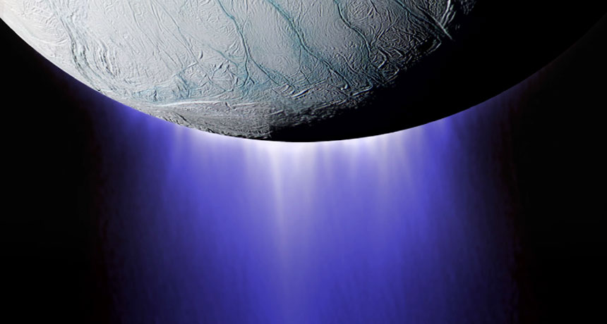 Enceladus’ plume