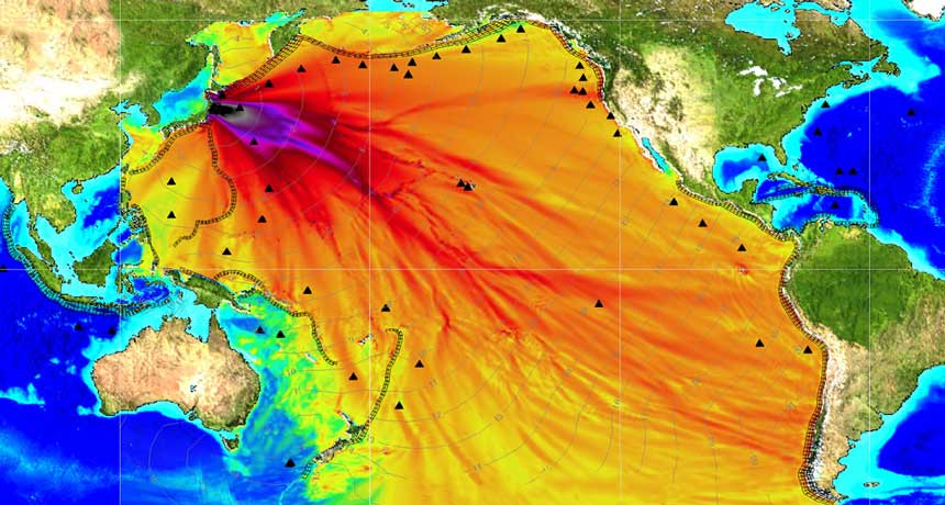 2011 tsunami visualized