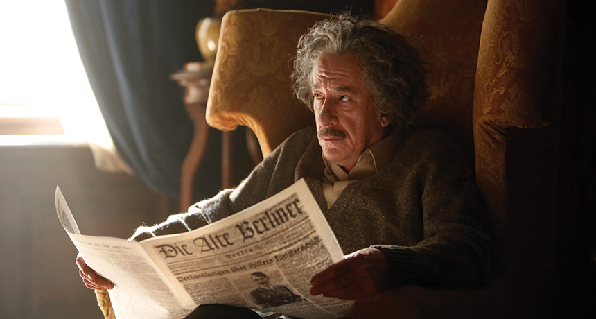 Geoffrey Rush as Einstein