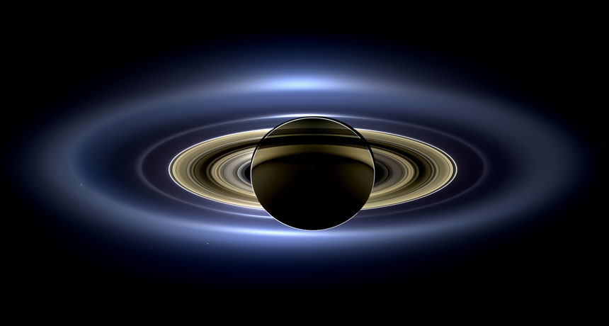 Saturn's ring system