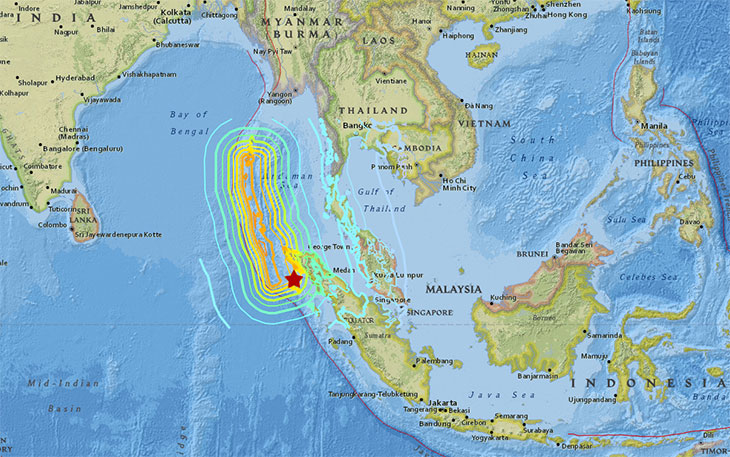 shaking from the 2004 Sumatra earthquake