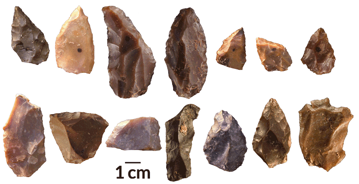 ancient sharp-edged tools