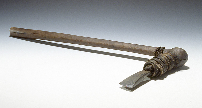 Ötzi the Iceman’s ax
