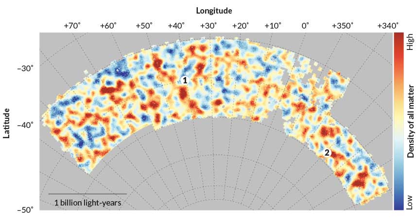 dark matter map of the universe