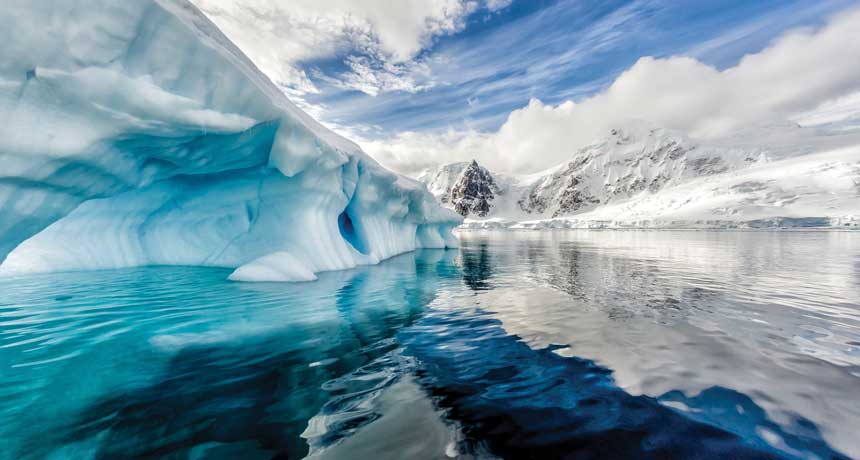 ice shelves in western Antarctic Peninsula