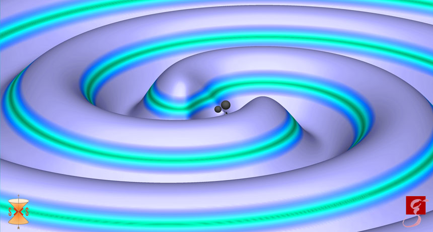 simulated spiraling black holes