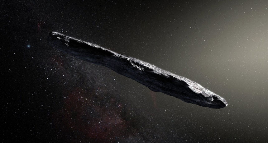 illustration of 'Oumuamua