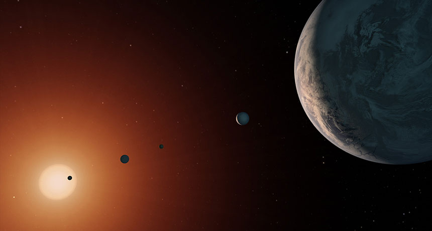illustration of TRAPPIST-1