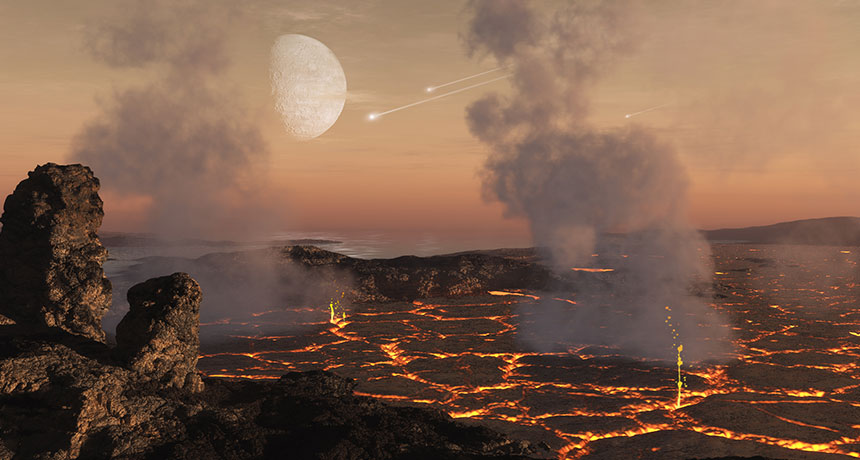 illustration of hellscape