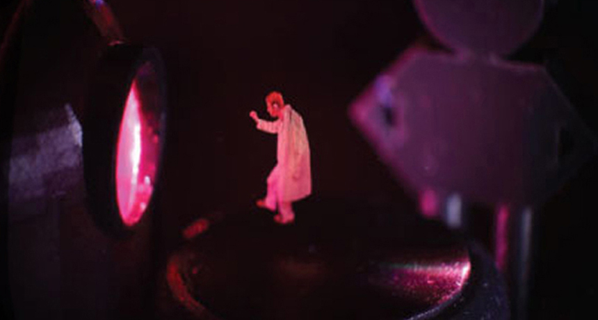 3-D laser image
