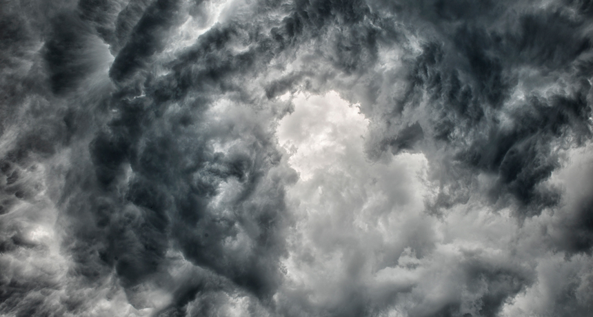 ominous clouds