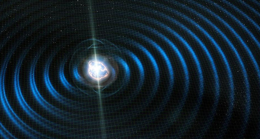 neutron star merger illustration
