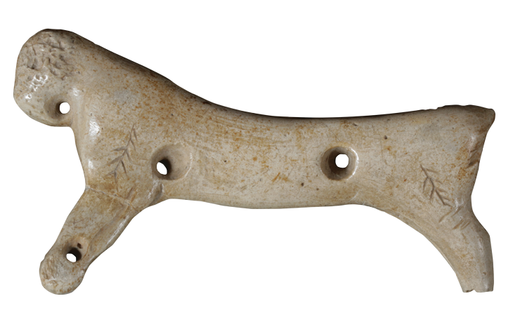 carved cave lion
