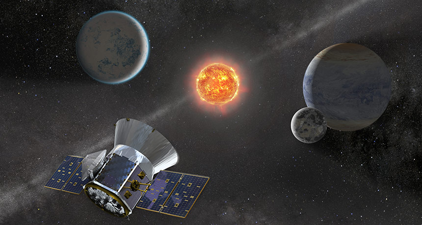 illustration of TESS telescpope