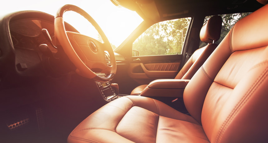 interior of a car