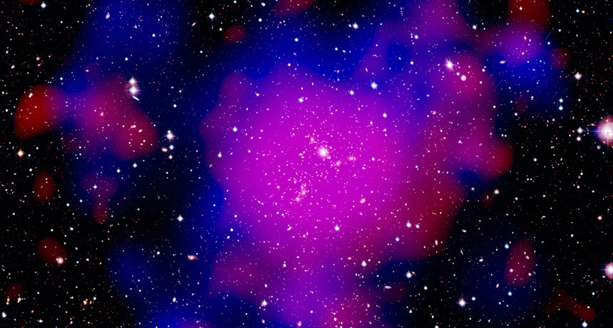dark matter illustration