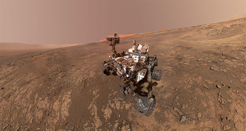 Curiosity rover