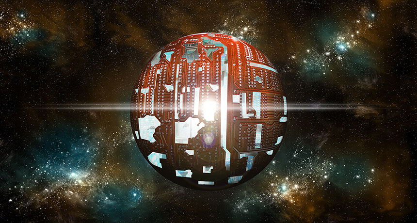 an illustration of a Dyson sphere