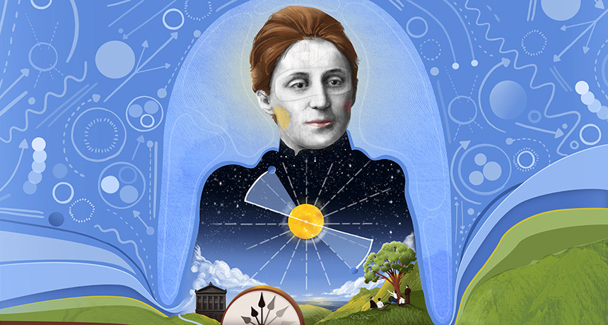 illustration of Emmy Noether