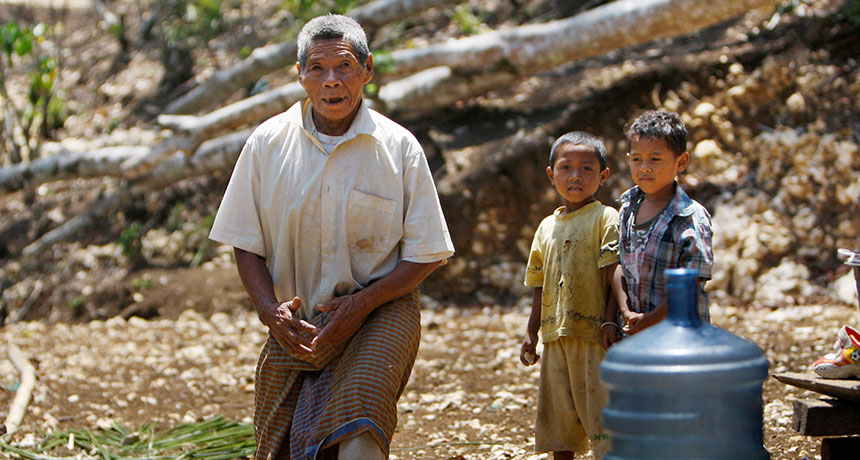 Rampasasa villagers