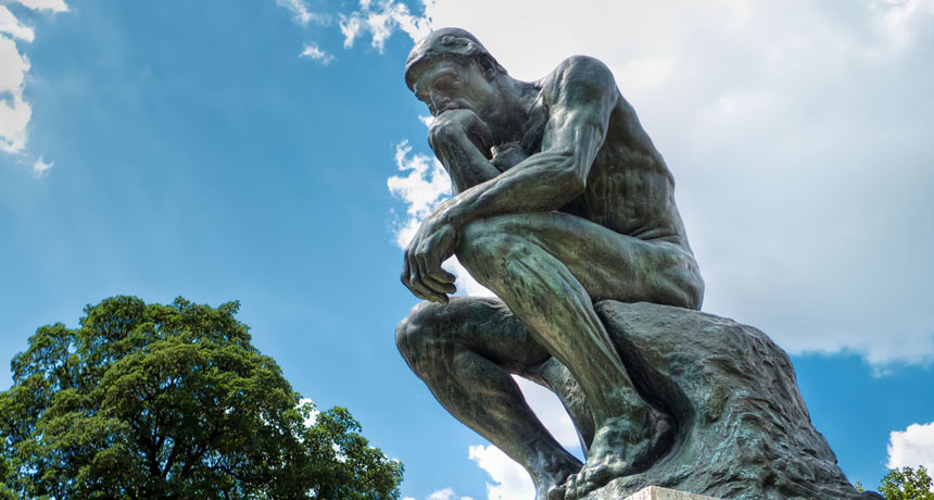 The Thinker statue