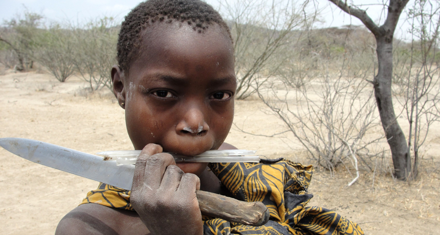 Hadza woman