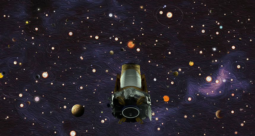 Kepler telescope illustration