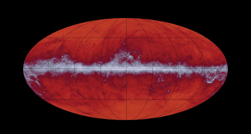 Cosmic water cloud uncovers the temperature of the early Universe