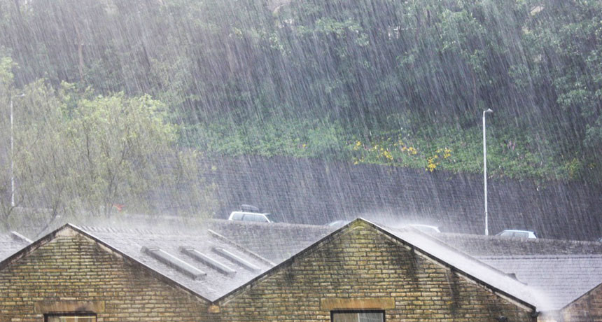 heavy rainstorm