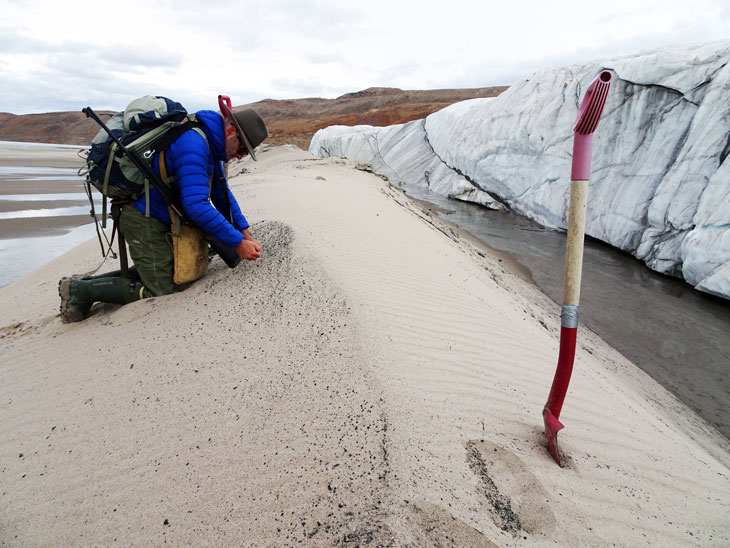 glacier sampling
