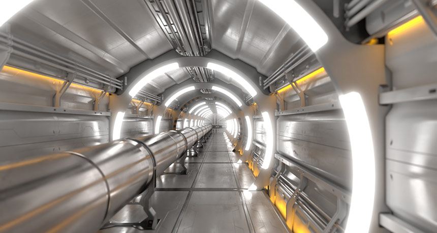 Future Circular Collider illustration