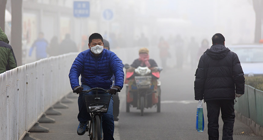 air pollution in China