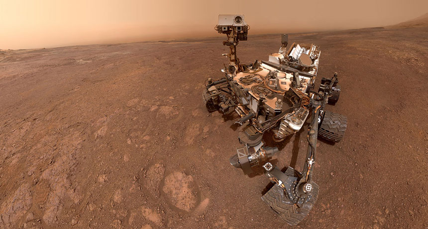 Curiosity rover