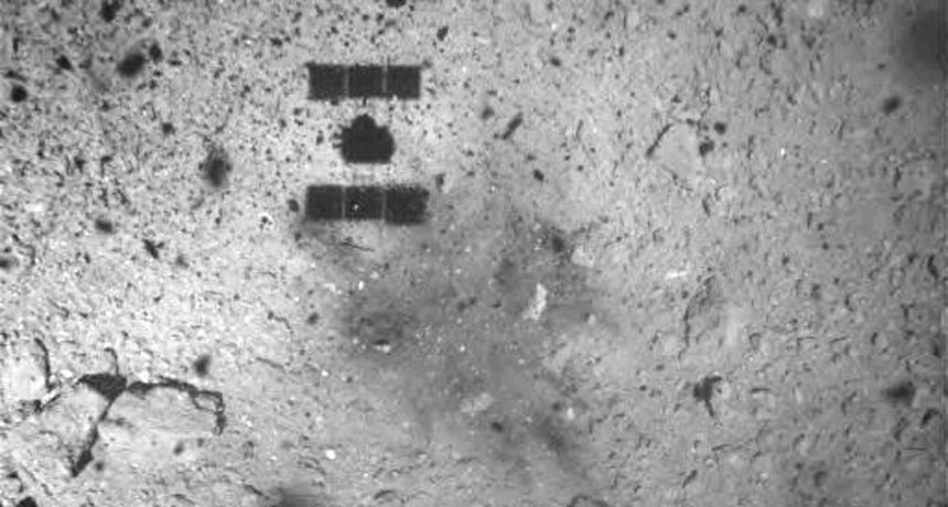 Ryugu asteroid