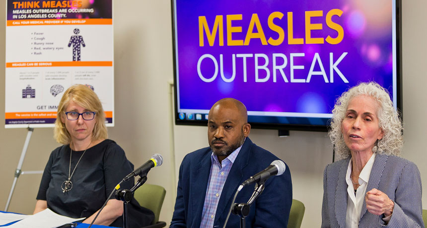 Los Angeles County health officials