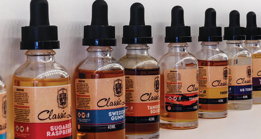 vaping liquid