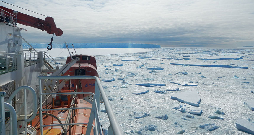 southern ocean in Antarctica