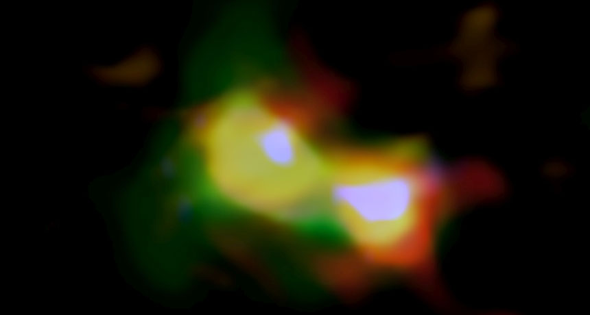 Galaxy B14-65666 merger