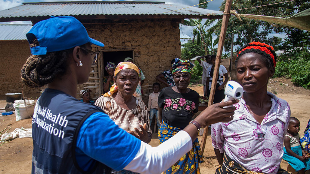 Health worker in Congo