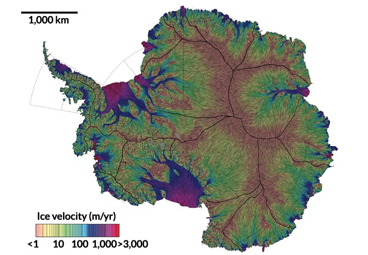 Antarctica map