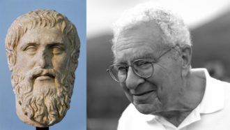 Plato and Murray Gell Mann