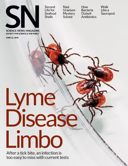 Science News cover from June 22, 2019