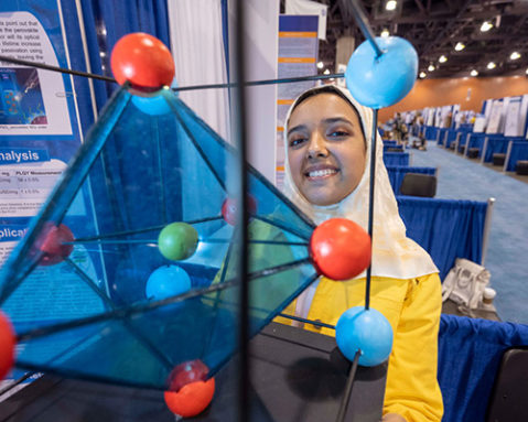 Nora Naji Aldossary at ISEF