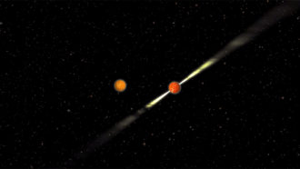 pulsar orbiting neutron star